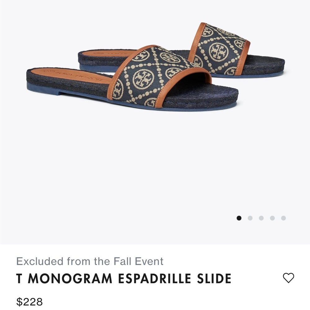 TORY BURCH MONOGRAM SLIDE